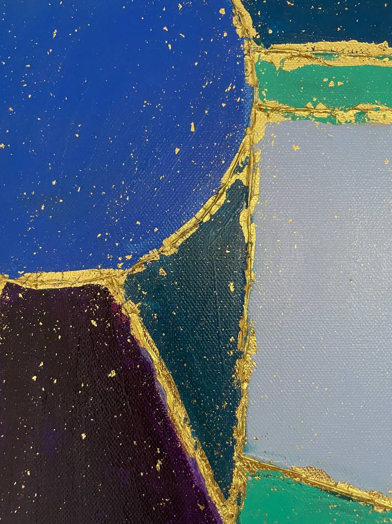 Original Abstract Geometric Painting by Irina Eletskaya