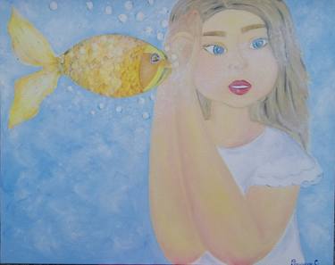 Print of Minimalism Fish Paintings by Svetlana Romashchenko