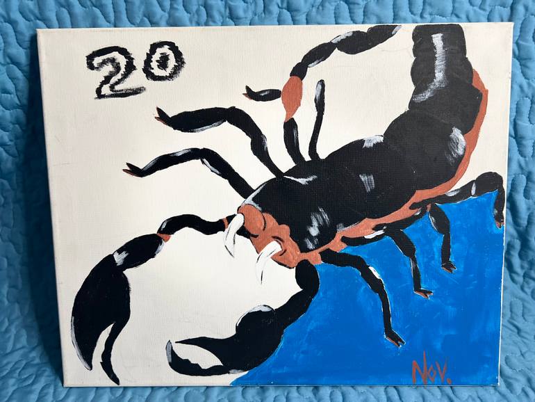 Original Contemporary Animal Painting by November Gordon