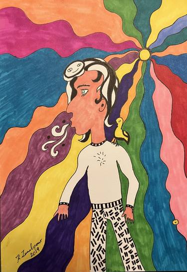 Original Contemporary Abstract Drawings by Constantinos Zeinalipour