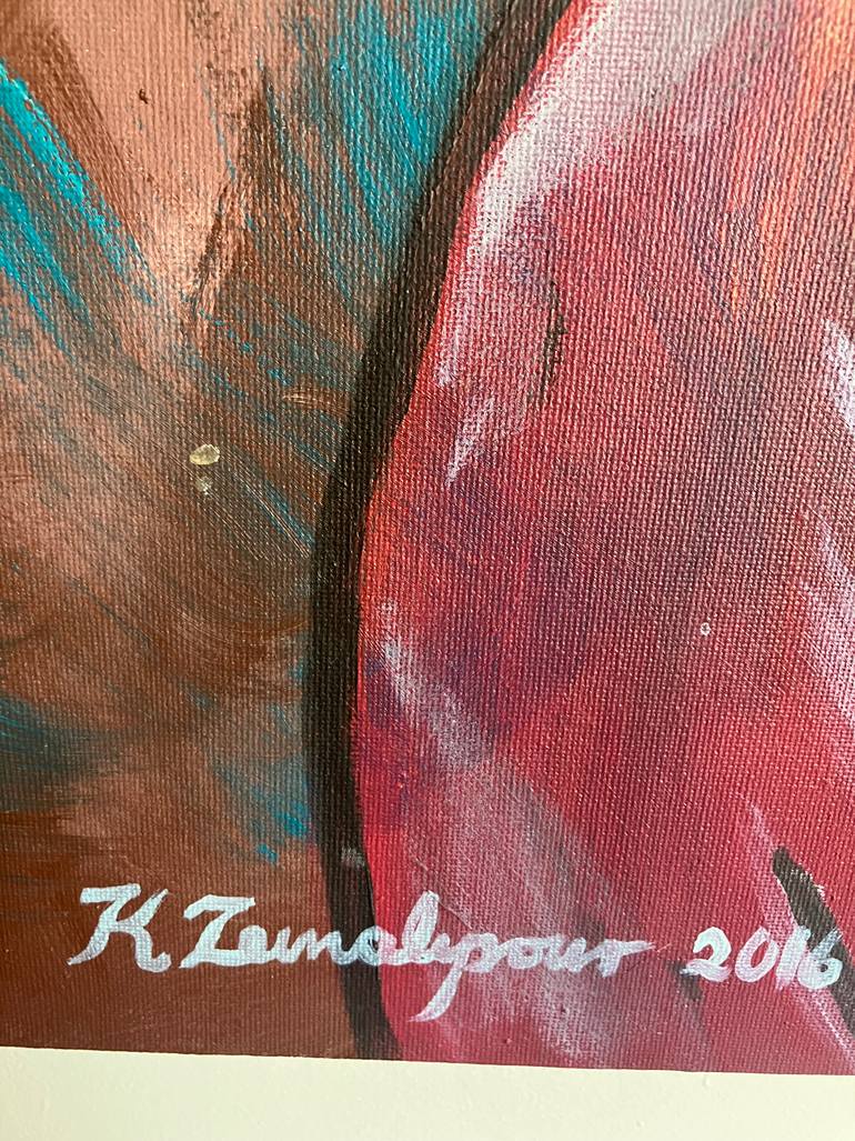 Original Contemporary People Painting by Constantinos Zeinalipour