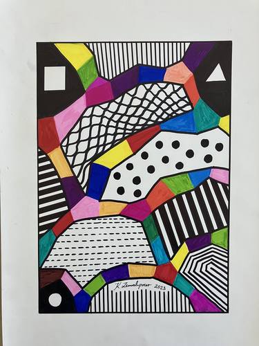 Original Abstract Drawings by Constantinos Zeinalipour