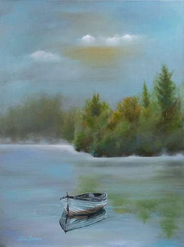 Original Boat Paintings by Leticia Bernadac