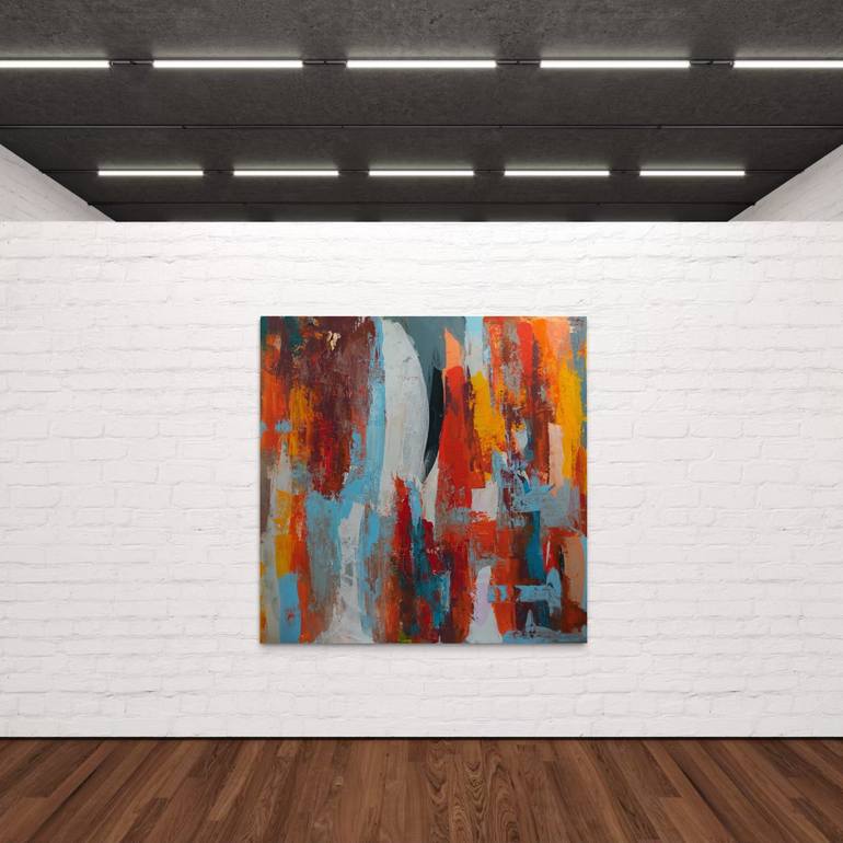 Original Contemporary Abstract Painting by Leticia Bernadac
