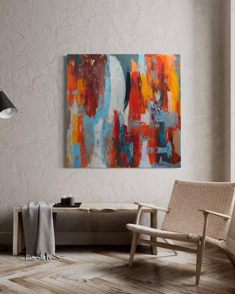 Original Abstract Painting by Leticia Bernadac