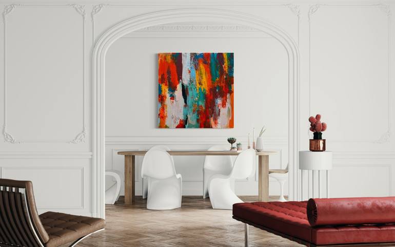 Original Abstract Painting by Leticia Bernadac