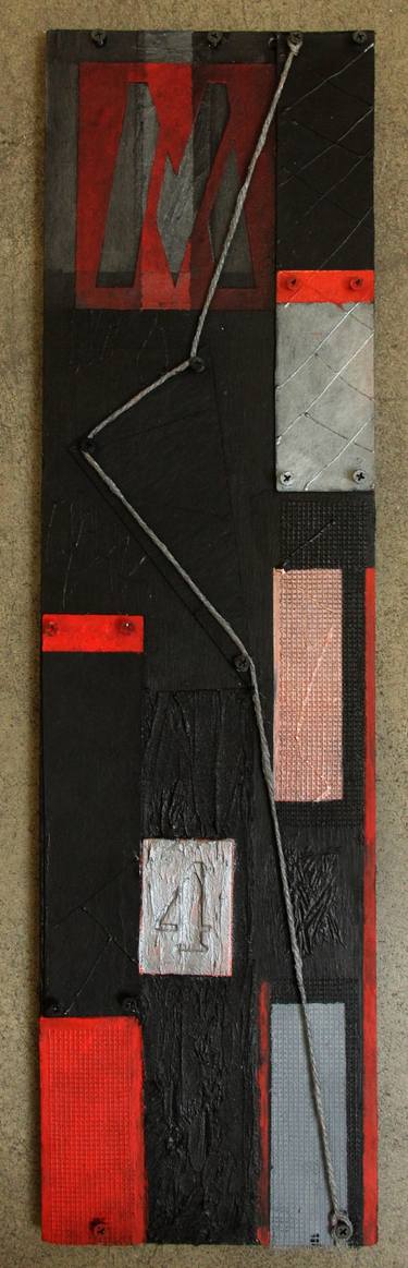 Original Conceptual Abstract Mixed Media by Lee Barry