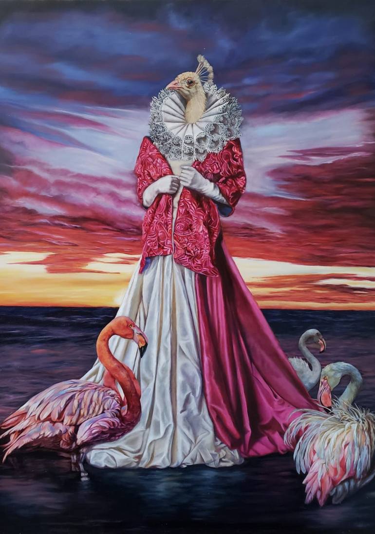 Original Realism Animal Paintings by María Armendáriz
