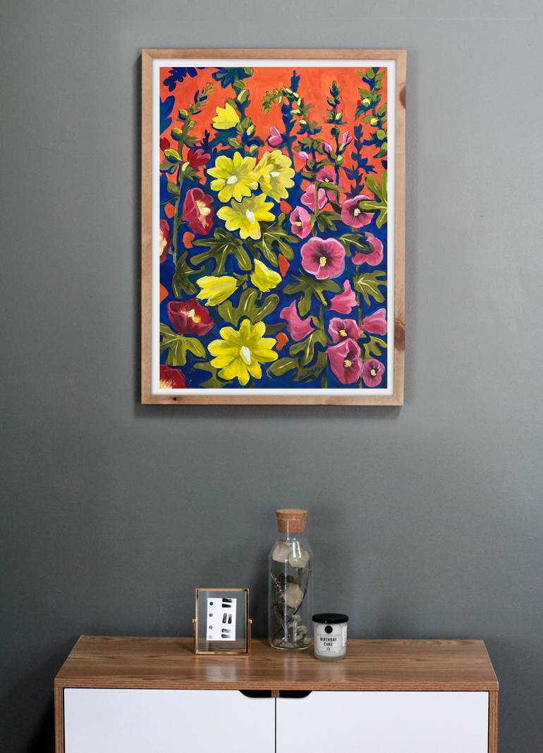 Original Other Floral Painting by Nadya Chereshneva