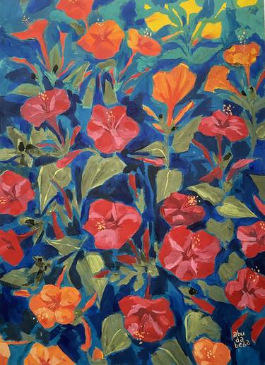 Print of Floral Paintings by Nadya Chereshneva
