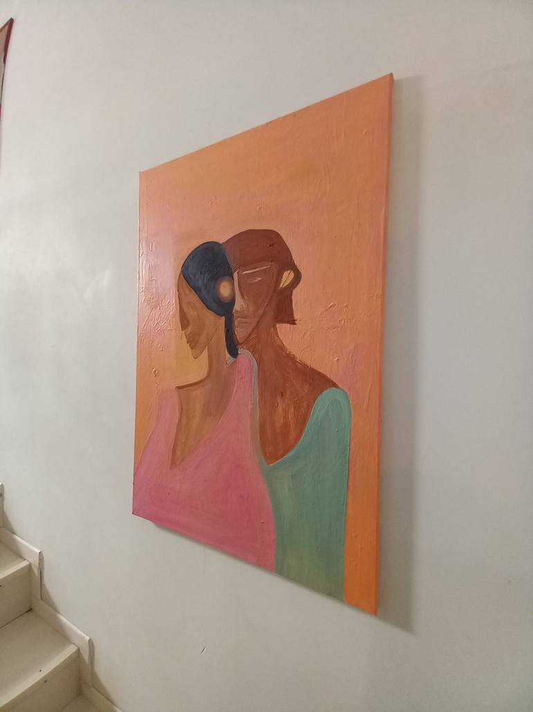 Original Surrealism Abstract Painting by Ludovica Salvo