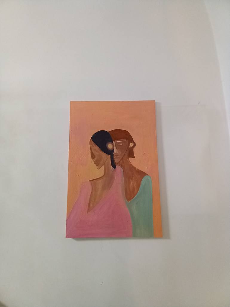 Original Surrealism Abstract Painting by Ludovica Salvo