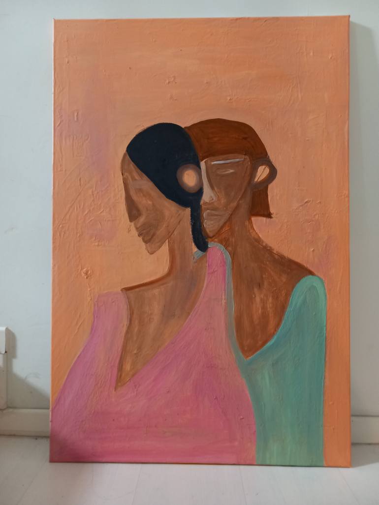 Original Surrealism Abstract Painting by Ludovica Salvo
