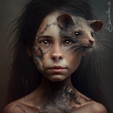 face rat whiskers fantasy book art