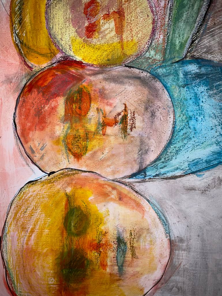 Original Abstract Expressionism Abstract Painting by Sarnia De La Mare