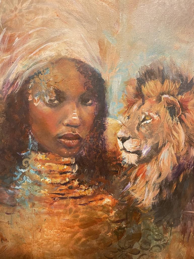 Original Women Painting by Jedidah Chick