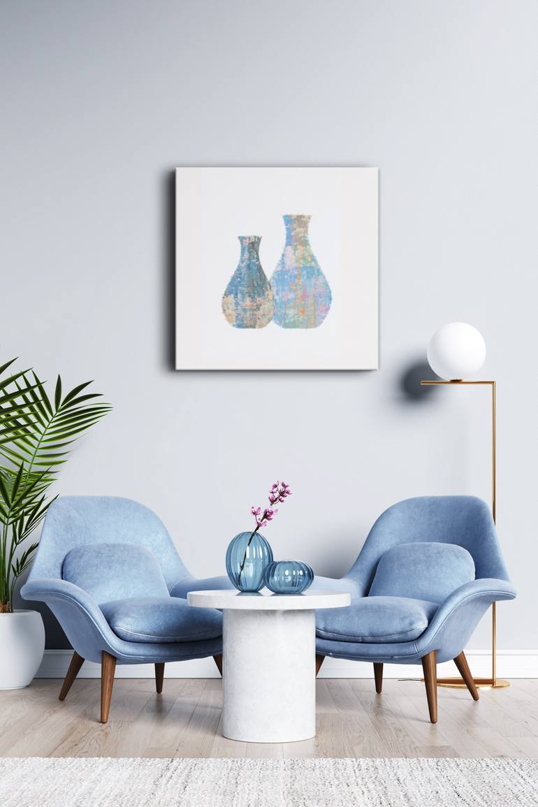 Original Abstract Still Life Painting by Grymc Art