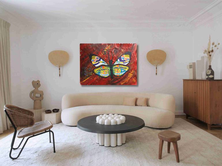 Original Abstract Expressionism Abstract Painting by Sevinc Ferecova