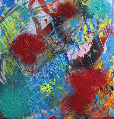 Original Abstract Paintings by Sevinc Ferecova