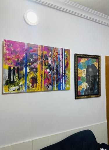 Original Abstract Paintings by Olamide Wole-Taiwo