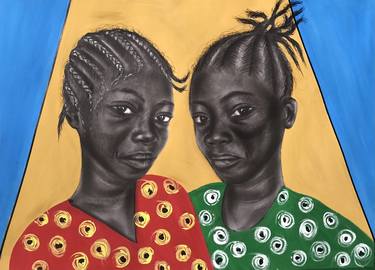 Original Women Mixed Media by Olamide Wole-Taiwo
