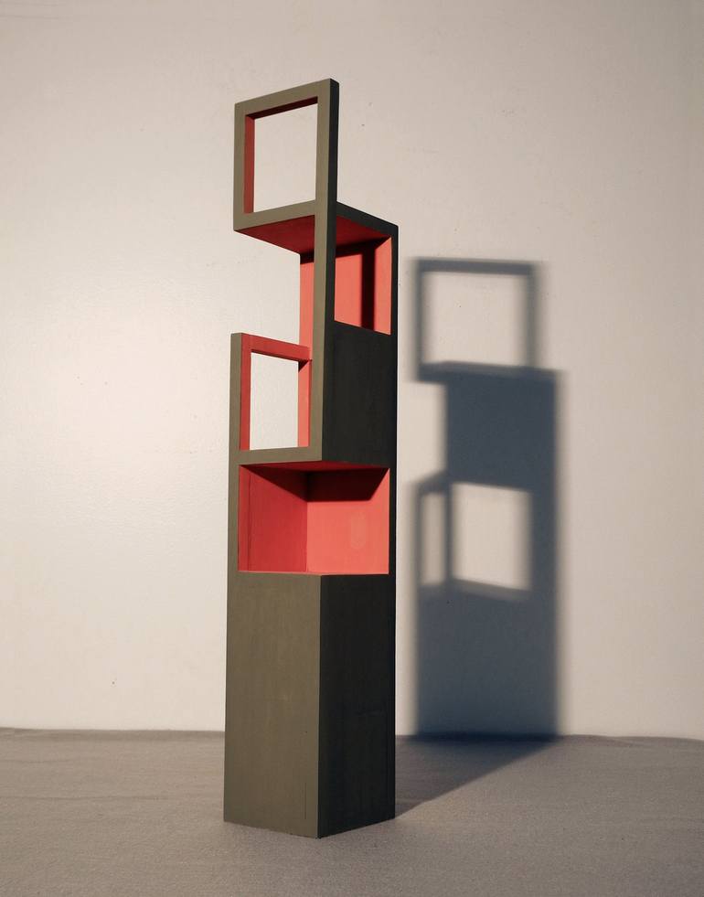 Original Abstract Architecture Sculpture by Stephen Grossman
