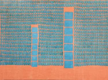 Original Abstract Architecture Paintings by Stephen Grossman