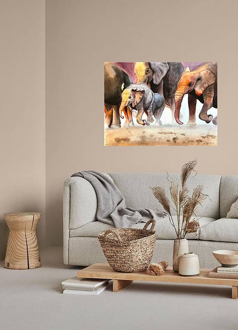 Original Contemporary Animal Drawing by Oksana Suprun