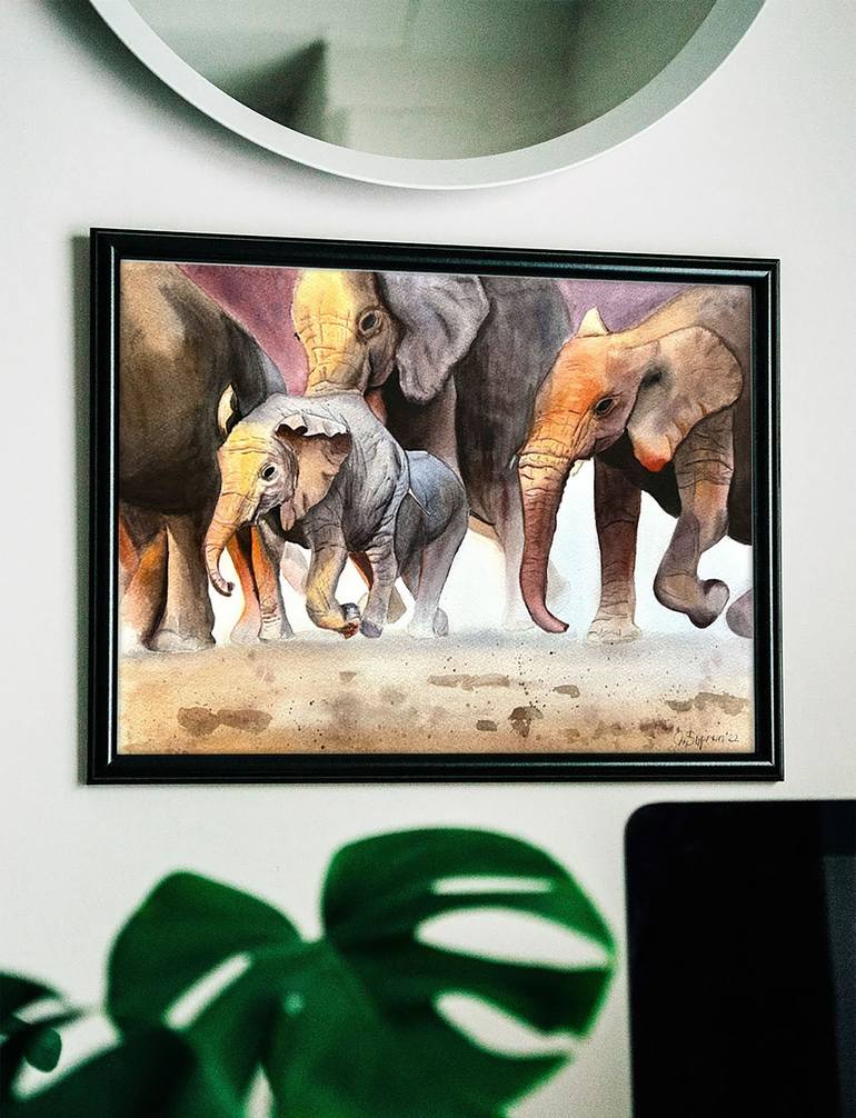Original Contemporary Animal Drawing by Oksana Suprun