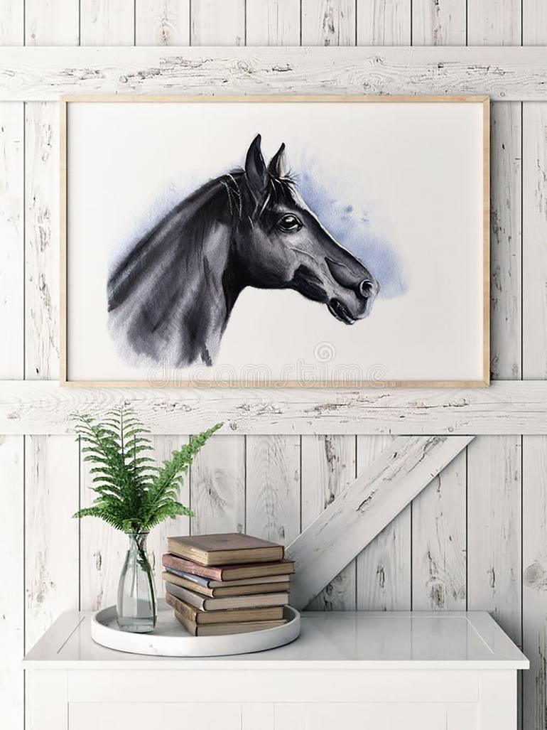 Original Illustration Animal Drawing by Oksana Suprun