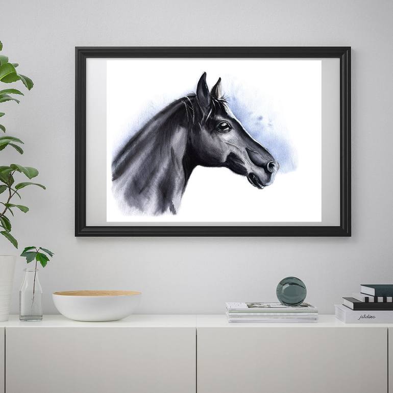 Original Illustration Animal Drawing by Oksana Suprun