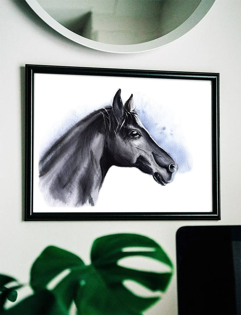Original Illustration Animal Drawing by Oksana Suprun