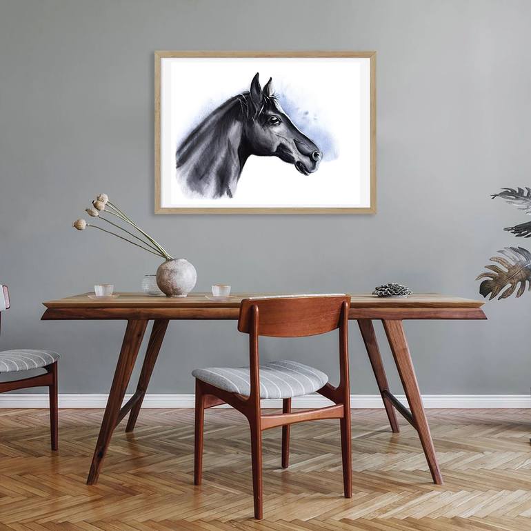 Original Illustration Animal Drawing by Oksana Suprun