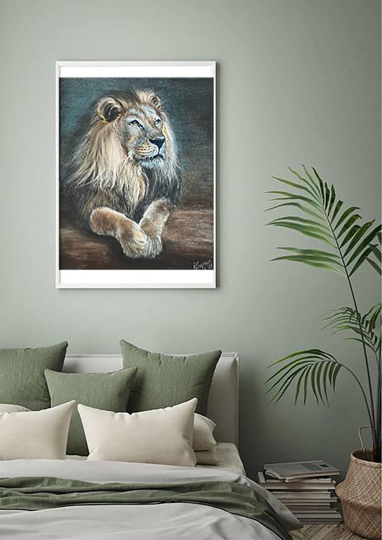 Original Realism Animal Drawing by Oksana Suprun