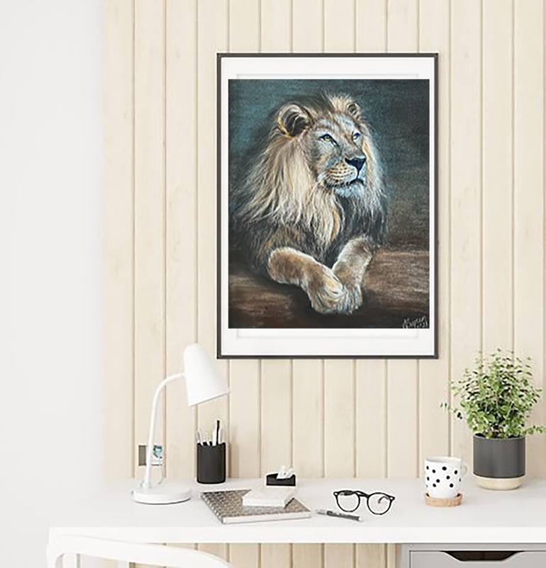 Original Realism Animal Drawing by Oksana Suprun