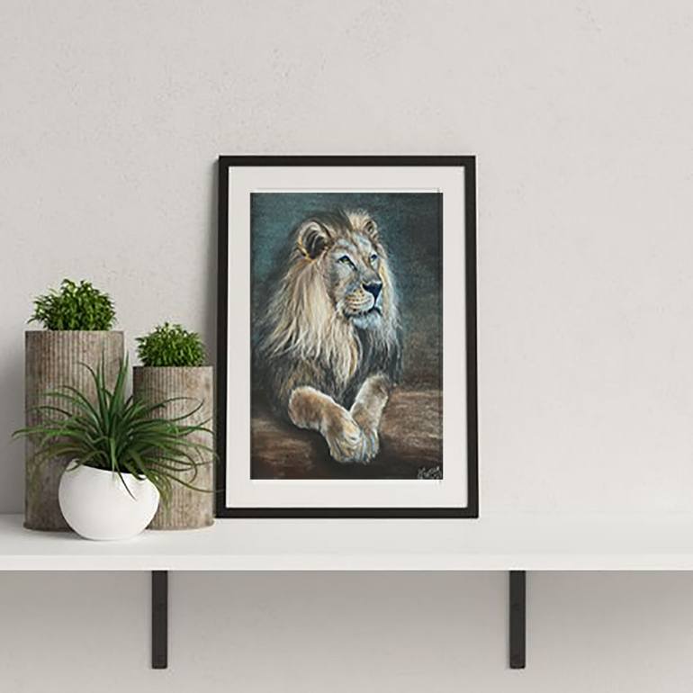 Original Realism Animal Drawing by Oksana Suprun
