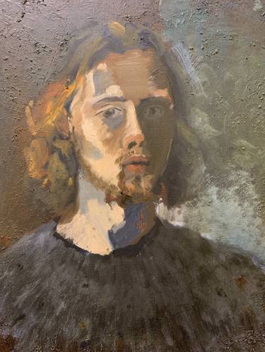Original Abstract Expressionism Portrait Paintings by Aidan White