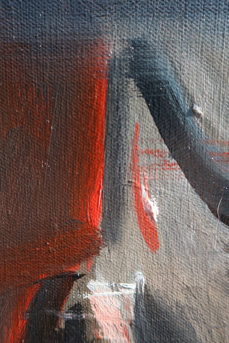 Original Surrealism People Painting by Cella Kershek