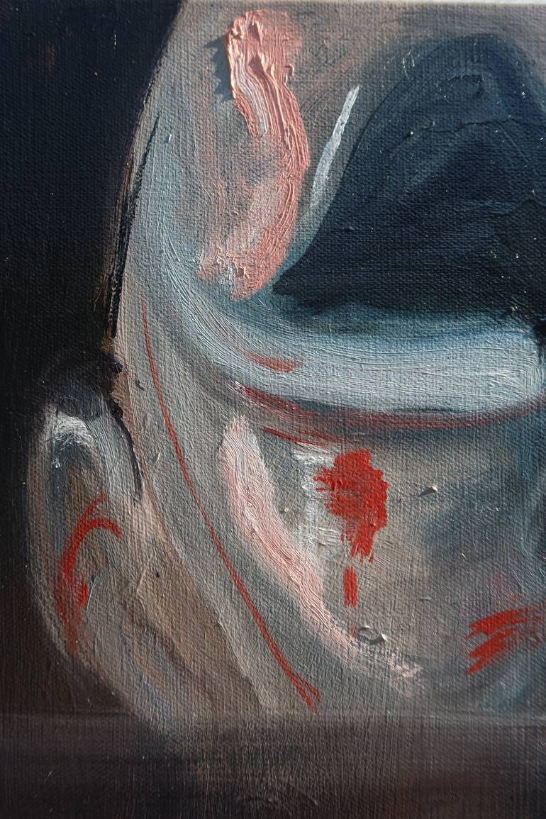 Original Surrealism People Painting by Cella Kershek