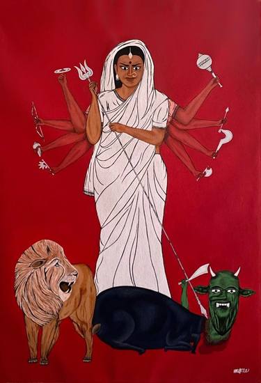 Original Contemporary Religious Painting by ASHISH KUMAR