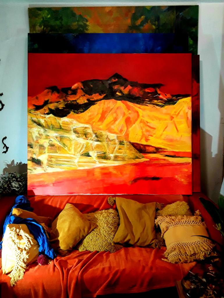 Original Contemporary Landscape Painting by Krystyna Suchwallo
