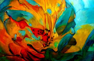 Original Floral Paintings by Krystyna Suchwallo