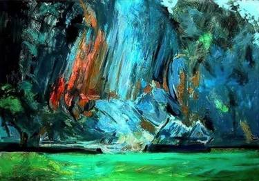 Original Expressionism Landscape Paintings by Krystyna Suchwallo