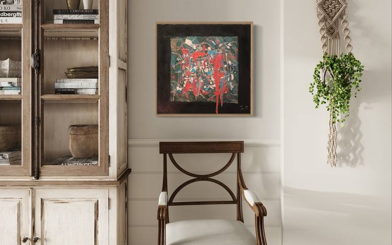 Original Abstract Expressionism Abstract Painting by Gonca Chelsea