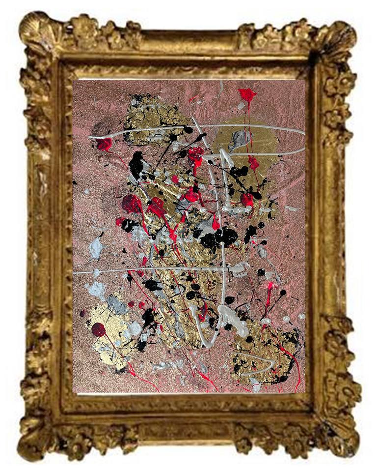 Original Abstract Expressionism Abstract Painting by Gonca Chelsea
