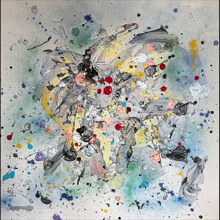 Original Abstract Expressionism Abstract Painting by Gonca Chelsea