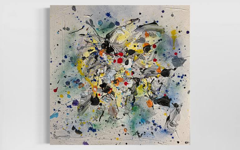 Original Abstract Expressionism Abstract Painting by Gonca Chelsea