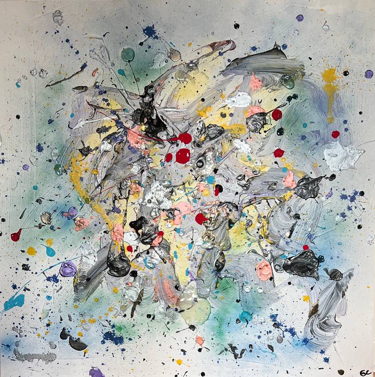 Original Abstract Expressionism Abstract Painting by Gonca Chelsea