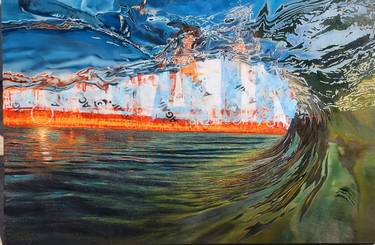 Original Expressionism Seascape Paintings by Allan Gindic