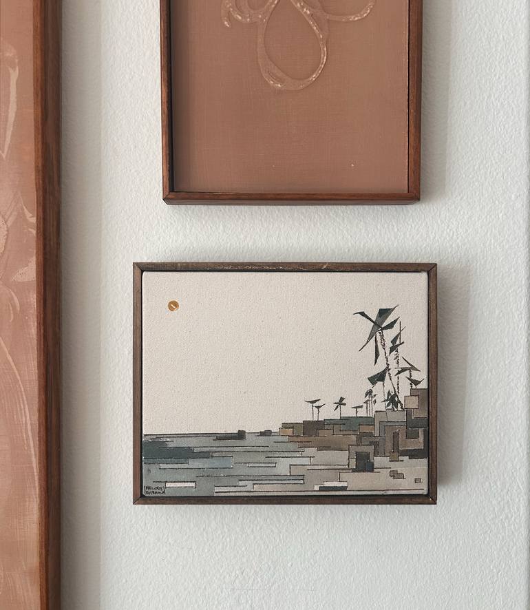 Original Abstract Seascape Painting by Melody Emrani